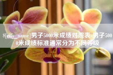敦煌男子5000米成绩对照表-男子5000米成绩标准通常分为不同等级