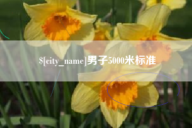 敦煌男子5000米标准