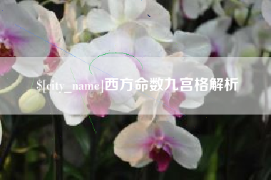 敦煌西方命数九宫格解析