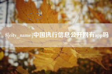 敦煌中国执行信息公开网有app吗