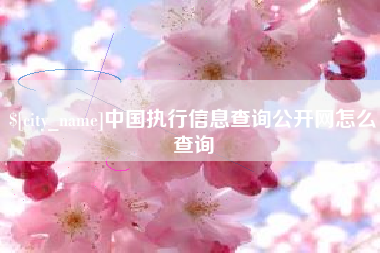 敦煌中国执行信息查询公开网怎么查询