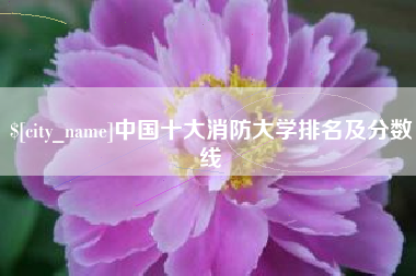 敦煌中国十大消防大学排名及分数线
