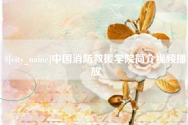 敦煌中国消防救援学院简介视频播放