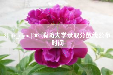 敦煌2024消防大学录取分数线公布时间
