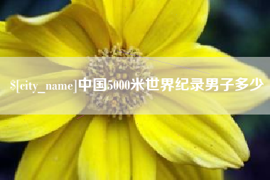 敦煌中国5000米世界纪录男子多少