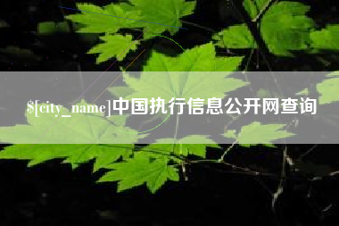 敦煌中国执行信息公开网查询