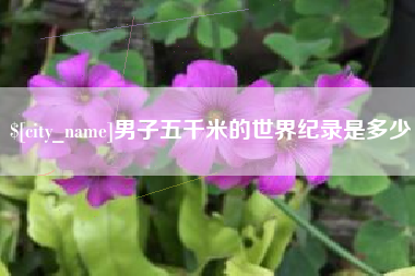 敦煌男子五千米的世界纪录是多少