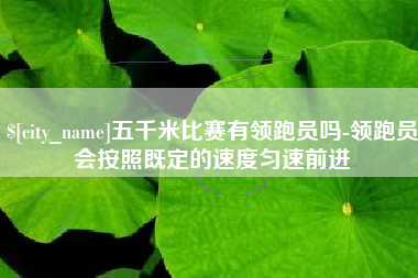 敦煌五千米比赛有领跑员吗-领跑员会按照既定的速度匀速前进