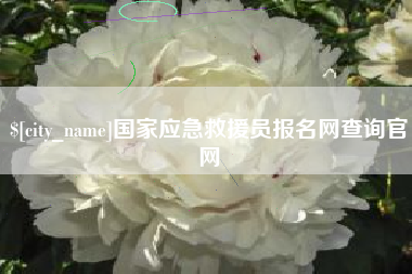 敦煌国家应急救援员报名网查询官网